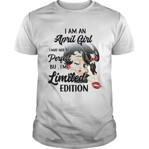 Betty Boop I Am A April Girl I May Not Be Perfect Shirt